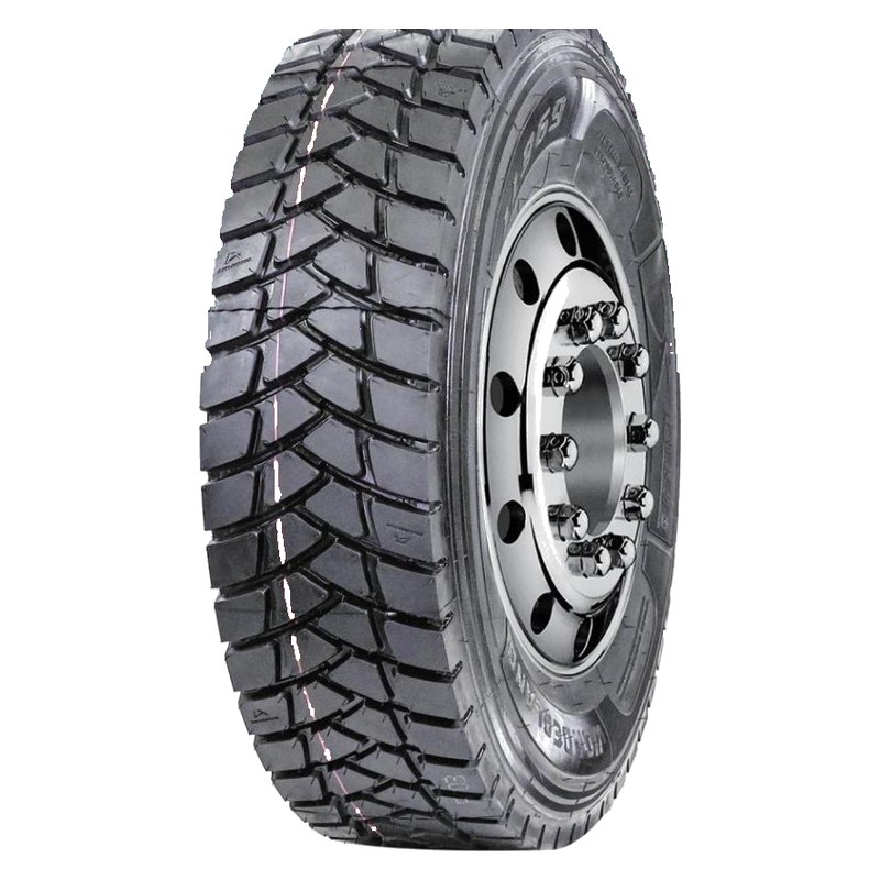 AL969 truck tyre, 3/4 view