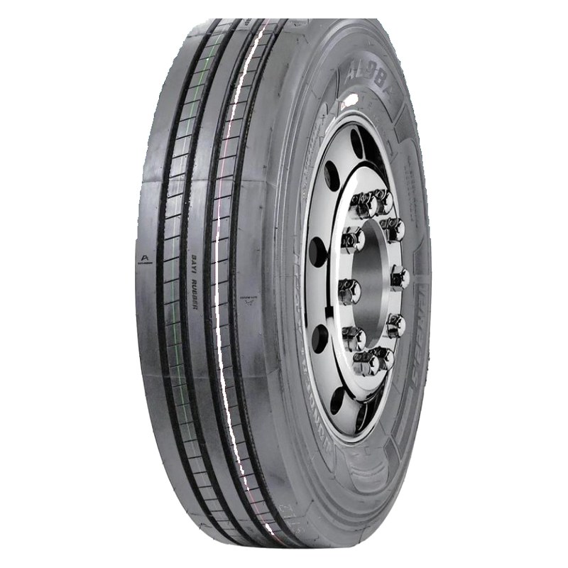 AL98A truck tyre, 3/4 view