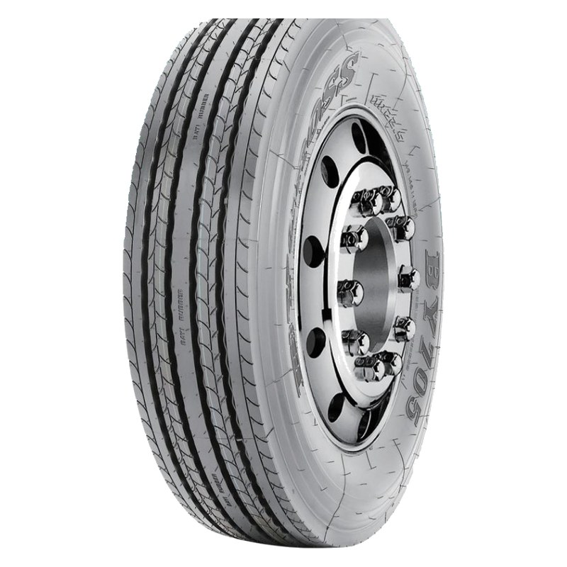 BY705 truck tyre, 3/4 view
